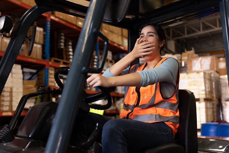 Forklift operator fatigue 2